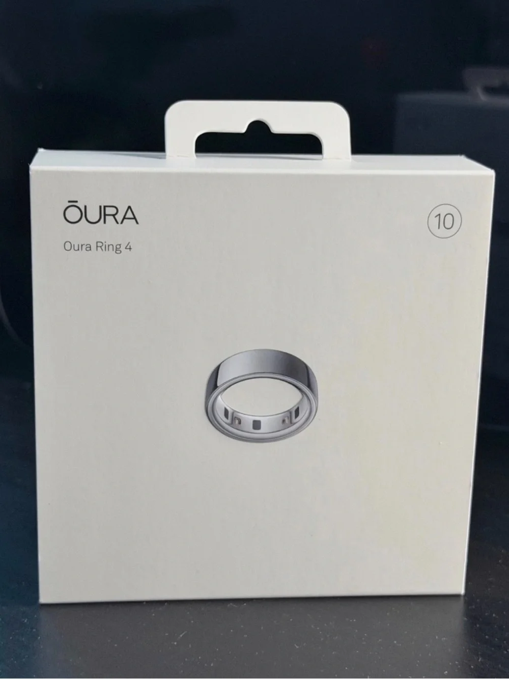 ŌURA Ring 4 - Silver (Size 10)
